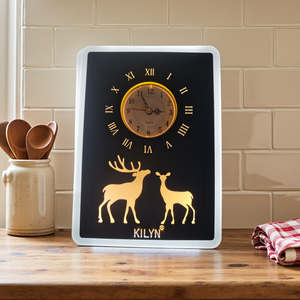 Lámpara de Pared LED Redonda de 24W con Reloj, Diseño Moderno, Luz Blanca Cálida, para Sala de Estar - Product Image 4