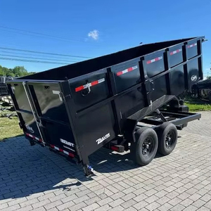 Remorque à benne basculante à 4 roues de 8 tonnes à vente chaude avec benne hydraulique pour utilisation agricole Composants d'engrenage/moteur/essieu Neuf - Product Image 4