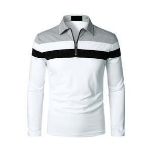 Polo de Punto Entallado para Hombre, Manga Larga, Estilo Moderno y Elegante, Polo de Punto de Invierno para Hombre, Estilo Suéter - Product Image 1