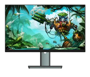 Monitor game layar lebar 24 27 32 34 inci, Monitor game PC melengkung 60hz 75hz 144hz 165hz 240hz 2ms 4K 2K obral