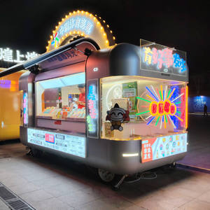 Remolque de Comida Cuadrado Personalizado Grill Smoker, Camión Móvil de Venta de Comida - Product Image 2