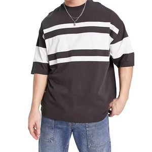 Camiseta Extra Grande de Primera Calidad, Personalizada con Logotipo Estampado, Lavada, Estilo Vintage, Gruesa y Lisa para Hombre con Diseño Personalizado - Product Image 2