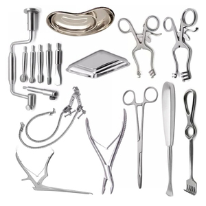 Sistema de Retracción Craneal Manual de Acero Inoxidable de 11 Piezas |   Juego de Retractores Quirúrgicos para Neurocirugía |   Cirugía Craneal Ajustable - Product Image 3