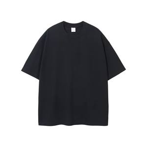 Manufacturer wholesale unisex heavyweight <b>plain</b> blank round collar short sleeves <b>oversized</b> high quality custom Men's <b>T</b>-<b>Shirts</b> - Product Image 1