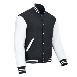 Wholesale OEM Service Men's Customized High Quality Branding Embroidered Baseball Bomber Varsity Jacket For Men - Product Image 1