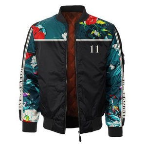 Chaqueta Bomber de invierno personalizable para hombre, transpirable, OEM, abrigo grueso y cálido, lona, tarifa al por mayor, personalizable, OEM, transpirable, personalizado - Product Image 3