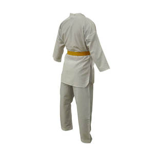 Uniforme de Taekwondo personnalisé OEM costume d'arts martiaux karaté Dobok avec ceinture hommes enfants femmes vêtements d'entraînement de haute qualité en gros - Product Image 6