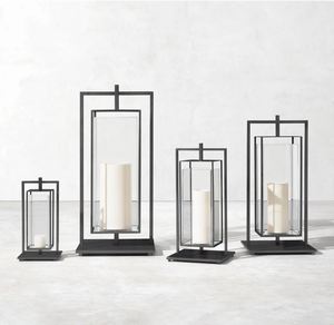 Farol Metálico de Diseño Elegante para Uso en Exteriores, Bodas, Decoración del Hogar, Hoteles, Restaurantes, Oficinas, Alta Calidad, Cantidad al por Mayor - Product Image 5