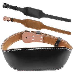 Ropa de gimnasio Fitness Soporte de alta calidad Fitness Culturismo Cuero genuino Original Power Lifting Workout Fitness Cinturones de seguridad - Product Image 2