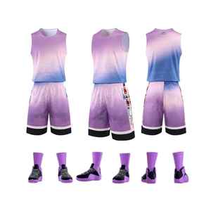 Vente en gros directe du nouveau nom OEM, maillots de basket-ball personnalisés pour hommes, vêtements de l'équipe de basket-ball universitaire, maillot de basket-ball d'entraînement - Product Image 2