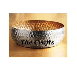 Advantageous Design Chocolate <b>Bowl</b> In Aluminium Gold Color Dinnerware <b>Snacks</b> <b>Bowl</b> For Table Top Accessories - Product Image 4