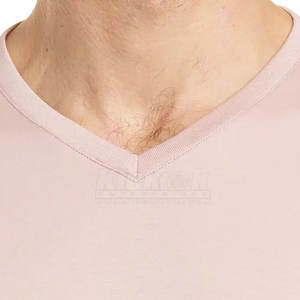 Camisetas Modernas con Cuello en V para Hombre, 100% Algodón, Tela Transpirable, Ropa Casual, Estilo Veraniego para Uso Diario - Product Image 6