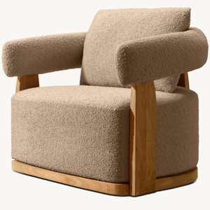 Le fauteuil de jardin le plus vendu est fabriqué en teck de bonne qualité pour une personne pour s'asseoir au bord de la piscine - Product Image 2