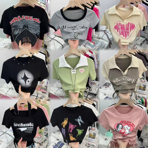 Peeqi เสื้อผ้าแนวสตรีทสำหรับฤดูร้อนเสื้อผ้าฝ้ายสีทึบ & กางเกงขาสั้นลูกไม้สกินนี่/ชุด180g เป็นมิตรต่อสิ่งแวดล้อม3ชิ้น - Product Image 6