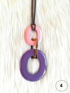 จี้เขาควายขัดเงา เครื่องประดับแฟชั่นออร์แกนิกแบบมินิมอล - Product Image 2