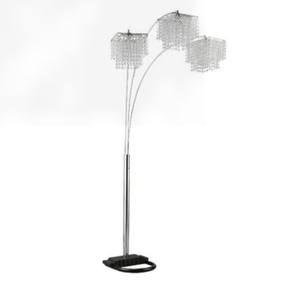 Silver Floor <b>Candelabra</b> for Weddings Christmas tallest candle stand with multiple holders elegant centerpiece floor chandelier - Product Image 2