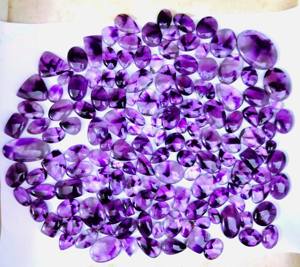 Cabochon d'améthyste naturelle pierre précieuse en vrac Wow couleur violette pierre en vrac pour bijoux pierres précieuses polies à la main améthyste prix de gros gemme - Product Image 3