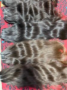 Meilleurs vendeurs de cheveux indiens vierges bruts non transformés 100% Loose Deep Water Wave Yaki Kinky Straight Styles Fumi Jerry Curl Styles - Product Image 5