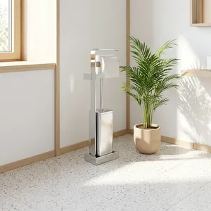 Set di accessori da bagno Gessi iSpa con scopino <span class=keywords><strong>e</strong></span> supporto per <span class=keywords><strong>carta</strong></span> <span class=keywords><strong>igienica</strong></span>, Look da bagno raffinato <span class=keywords><strong>e</strong></span> minimalista - Product Image 6