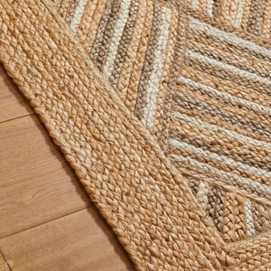 Tapis de Jute conçu indien pour salon chambre couloir chambre hôtel et bureau hôtel tapis noué à la main tapis en gros - Product Image 2