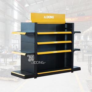 ADONG A51 Dual Grocery Shelf Gondola <b>System</b> | Supermarket Display <b>Racks</b> | OEM Vietnam Provider - Product Image 1