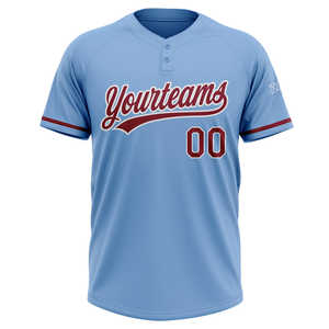 Uniformes unis personnalisés maillot de sport sublimation en polyester imprimé pour adulte maillot de baseball - Product Image 1