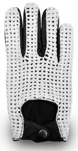 ถุงมือขับรถหนังแท้สำหรับผู้ใหญ่ใช้ได้ทั้งชายและหญิงพร้อมด้วยกระดุมหนังแพะหนังแท้ - Product Image 3