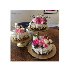 <b>Set</b> Of 3 Wood And Acrylic <b>Cake</b> <b>Stand</b> Superior Quality Customized Shape And Size Dessert Display <b>Stand</b> In India - Product Image 2