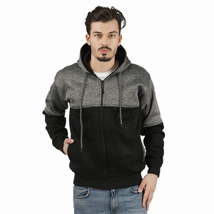 เสื้อฮู้ดสวมหัวแบบยูนิเซ็กซ์ผ้าฝ้ายน้ำหนักมากมีฮู้ดโลโก้ OEM ตามสั่งสำหรับฤดูหนาวของผู้ชายดีไซน์ปักลาย - Product Image 1