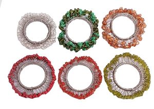 Modern Style Glass Beads Napkin <b>Rings</b> for Wedding & Parties <b>Indian</b> Exporters Sale for Dining Decorations - Product Image 3