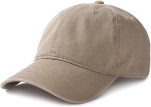 หมวกเบสบอลใช้ได้ทั้งชายและหญิงวินเทจซักได้ทุกเพศหมวกผ้าฝ้ายฟอกสี100% แฟชั่นผ้าฝ้ายนุ่ม - Product Image 2