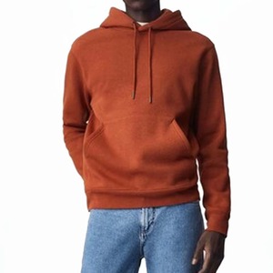 <b>Thick</b> Heavyweight 100% Cotton Winter Hoodie <b>Men</b> Streetwear Custom Logo <b>Fleece</b> Regular Fit Solid Quick Dry Breathable OEM - Product Image 3