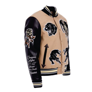 Chaqueta informal de primavera para hombres al por mayor botón suelto y diseño de letras top de moda para hombres perezosos - Product Image 1