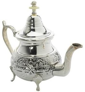 Bule de chaleira de bronze de fundição, venda vintage de latão de café árabe e bule feita na índia