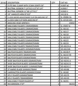 Thompson Retractor Juego completo de 38 piezas de instrumentos quirúrgicos Sistema de retractor de calidad superior de acero inoxidable alemán Aprobado por La CE - Product Image 2