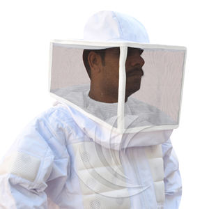 Semi Ventilated Beekeeping <b>Suit</b> with Mesh Veil <b>Full</b> <b>Body</b> Anti-Sting Coverall For Apiary Safety Ideal For Bee Farm - Product Image 5