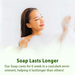 Barre de savon végétalien fait à la main de marque privée barre de savon expresso à la réglisse naturelle avec huiles essentielles procédé à froid pour les soins du corps et du visage - Product Image 3