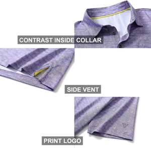 Polos informales de alta calidad OEM a precio de fábrica para hombre, Polo bordado transpirable de secado rápido a granel para Polo personalizado - Product Image 4