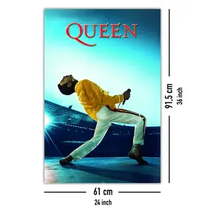 Póster moderno de Queen Live at Wembley para decoración de pared - Product Image 4
