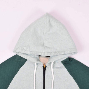 Haute qualité hiver hommes coton Polyester polaire sweats à capuche zippés plaine teint coupe-vent mode extérieure - Product Image 2