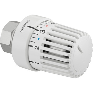OV White UNI L <b>Thermostat</b> Head with Fixed Sensor and Zero Position Temperature <b>Controlled</b> Switches (TDS) - Product Image 1