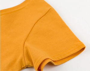 Tops cortos ajustados cruzados para mujer, camisetas de Yoga para correr de manga corta, conjuntos de Sujetador deportivo para entrenamiento de gimnasio de talla grande para niñas - Product Image 4