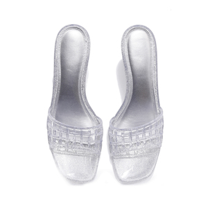 Sandalias <span class=keywords><strong>de</strong></span> tacón alto estilo europeo-americano con diseño <span class=keywords><strong>de</strong></span> tiras y punta cuadrada, elegantes, con tacón <span class=keywords><strong>de</strong></span> copa <span class=keywords><strong>de</strong></span> <span class=keywords><strong>vino</strong></span> para mujer - Product Image 4