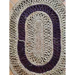 Paillasson en jute durable et élégant, respectueux de l'environnement, par Mukherjee Handicrafts, 49 cm x 33 cm x 1 cm - Product Image 3