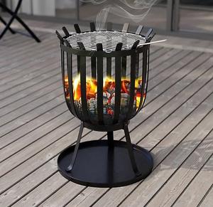 Brasero Decorativo Moderno de Hierro, Independiente, de Gas Natural, 9999 BTU, Diseño Abierto, Calefacción para Exteriores, Encanto Visual para Jardín - Product Image 2