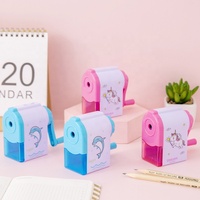 Taille-crayon mignon en forme de dessin animé pour les élèves du primaire, cadeau