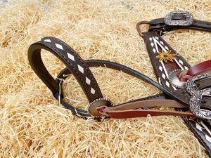 Kaamkaaj KKJ01 - Arnés de Piel Genuina y Metal Estilo Western con Hebilla de Liberación Rápida, Ajuste Regular para Principiantes en Equitación - Product Image 5