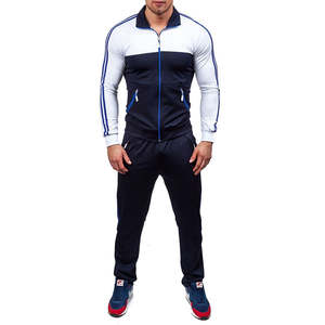 Ropa de entrenamiento personalizada transpirable GAF, conjunto cómodo con cremallera completa y capucha para correr, conjunto de sudaderas con capucha, conjunto de dos piezas, chándales para hombres - Product Image 4