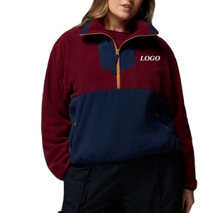 Sudadera Moderna para Mujer 2026 de Alta Calidad con Diseño de Bloques de Color / Diseño de Sudadera Informal para Pedidos al por Mayor con Logotipo - Product Image 1
