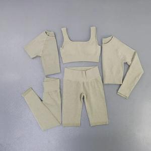 New Quick dry women yoga clothing hooded coats t shirt bra shorts pants sets women autumn outdoor running sportswear gym Suits - Product Image 3